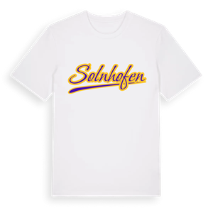 Solnhofen baseball t-shirt – ekologisk bomull t-shirt från Pinshirt