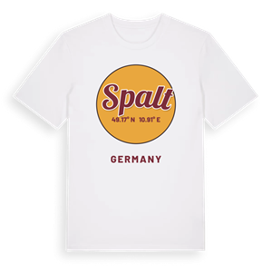 Spalt cirkel t-shirt – ekologisk bomull t-shirt från Pinshirt