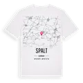 Spalt karta t-shirt