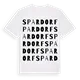 Spardorf ordlek t-shirt