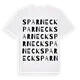 Sparneck ordlek t-shirt