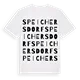 Speichersdorf ordlek t-shirt