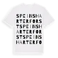 Speinsharter Forst ordlek t-shirt