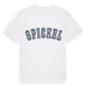 Spickel college t-shirt – ekologisk bomull t-shirt från Pinshirt