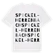 Spickel-Herrenbach ordlek t-shirt