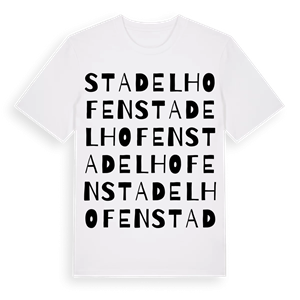 Stadelhofen ordlek t-shirt – ekologisk bomull t-shirt från Pinshirt