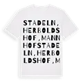 Stadeln, Herboldshof, Mannhof ordlek t-shirt