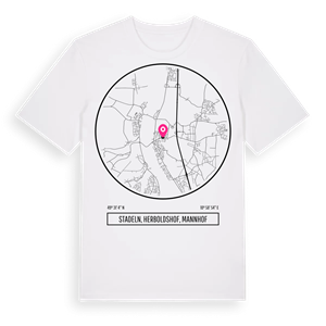 Stadeln, Herboldshof, Mannhof t-shirt – ekologisk bomull t-shirt från Pinshirt