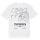 Stadtbergen karta t-shirt