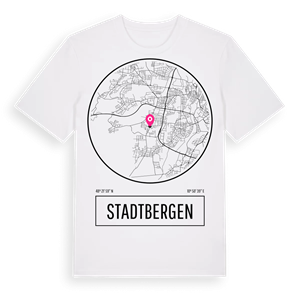 Stadtbergen t-shirt – ekologisk bomull t-shirt från Pinshirt