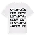 Stadtjägerviertel ordlek t-shirt