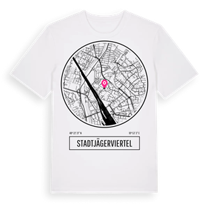Stadtjägerviertel t-shirt – ekologisk bomull t-shirt från Pinshirt
