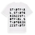 Stadtpark, Stadtgrenze ordlek t-shirt