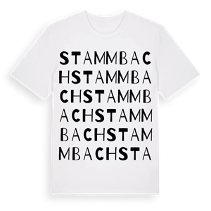 Stammbach ordlek t-shirt – ekologisk bomull t-shirt från Pinshirt
