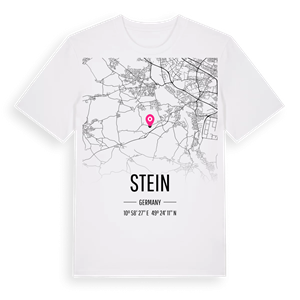 Stein karta t-shirt – ekologisk bomull t-shirt från Pinshirt