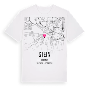Stein karta t-shirt – ekologisk bomull t-shirt från Pinshirt