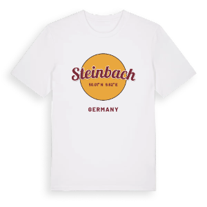 Steinbach cirkel t-shirt – ekologisk bomull t-shirt från Pinshirt