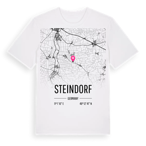 Steindorf karta t-shirt – ekologisk bomull t-shirt från Pinshirt