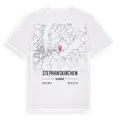 Stephanskirchen karta t-shirt