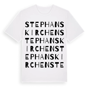 Stephanskirchen ordlek t-shirt – ekologisk bomull t-shirt från Pinshirt