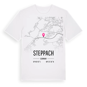 Steppach karta t-shirt – ekologisk bomull t-shirt från Pinshirt