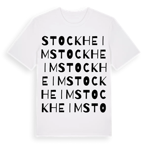 Stockheim ordlek t-shirt – ekologisk bomull t-shirt från Pinshirt
