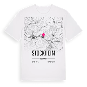 Stockheim karta t-shirt – ekologisk bomull t-shirt från Pinshirt