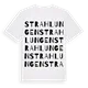 Strahlungen ordlek t-shirt
