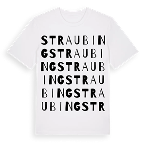 Straubing ordlek t-shirt – ekologisk bomull t-shirt från Pinshirt