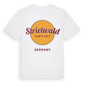 Strietwald cirkel t-shirt – ekologisk bomull t-shirt från Pinshirt