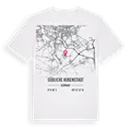Südliche Außenstadt karta t-shirt