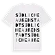 Südliche Außenstadt ordlek t-shirt