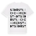 Südöstliche Außenstadt ordlek t-shirt