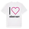 Jag älskar Südstadt t-shirt stort tryck
