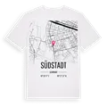 Südstadt karta t-shirt