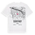 Südstadt karta t-shirt