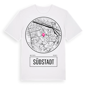 Südstadt t-shirt – ekologisk bomull t-shirt från Pinshirt