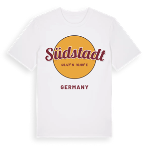 Südstadt cirkel t-shirt – ekologisk bomull t-shirt från Pinshirt