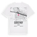 Südstadt karta t-shirt