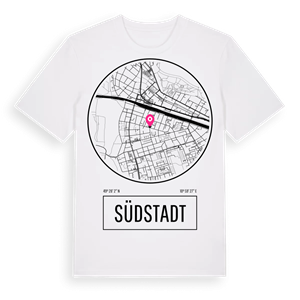 Südstadt t-shirt – ekologisk bomull t-shirt från Pinshirt