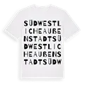 Südwestliche Außenstadt ordlek t-shirt