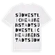 Südwestliche Außenstadt ordlek t-shirt