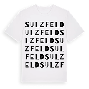 Sulzfeld ordlek t-shirt – ekologisk bomull t-shirt från Pinshirt