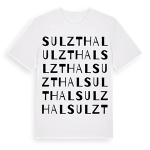 Sulzthal ordlek t-shirt – ekologisk bomull t-shirt från Pinshirt