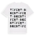 Täfertingen ordlek t-shirt