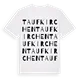 Taufkirchen ordlek t-shirt