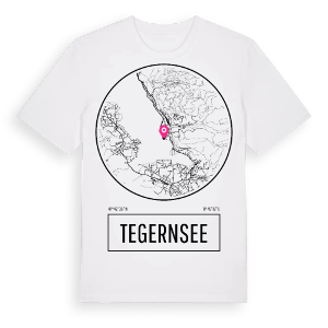 Tegernsee t-shirt – ekologisk bomull t-shirt från Pinshirt