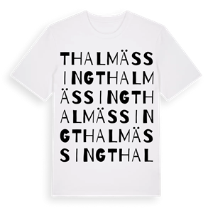 Thalmässing ordlek t-shirt – ekologisk bomull t-shirt från Pinshirt
