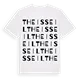 Theisseil ordlek t-shirt