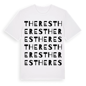 Theres ordlek t-shirt – ekologisk bomull t-shirt från Pinshirt